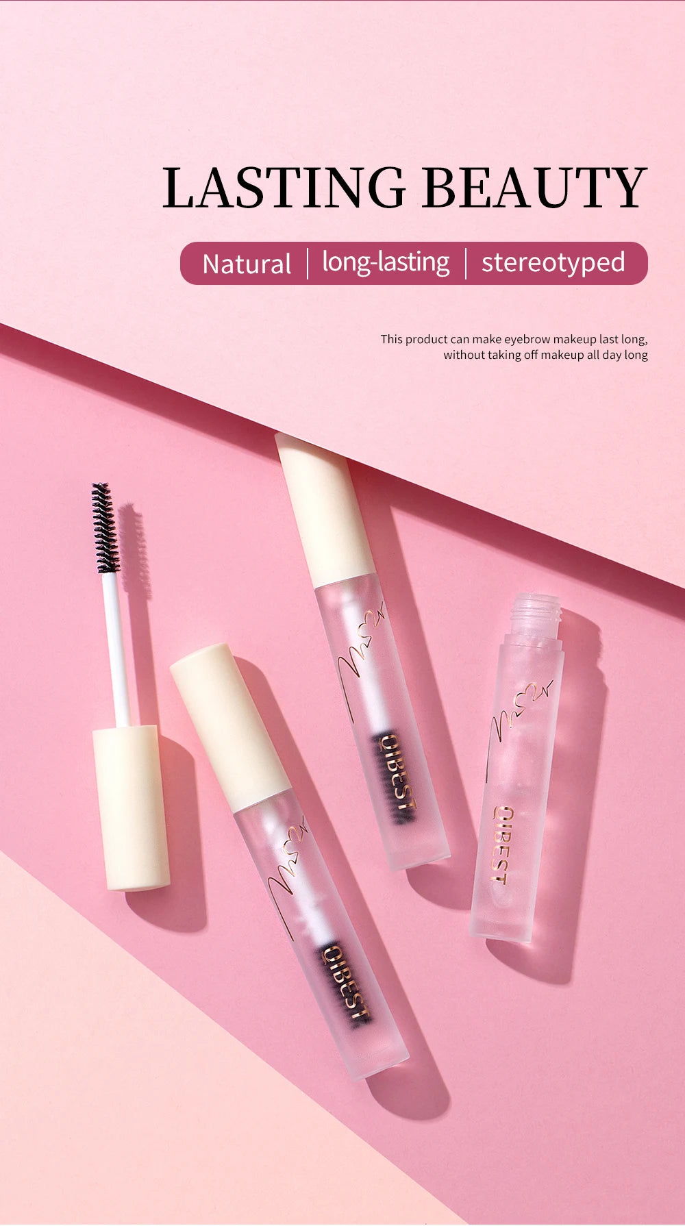 Eyebrow Styling Gel Liquid Colorless Transparent Fixed Gel Waterproof Sweat-proof Eyebrow Repair Lasting Makeup Gel For Eyebrows