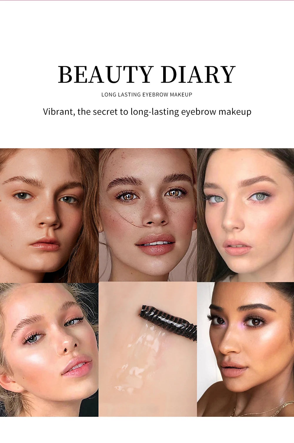 Eyebrow Styling Gel Liquid Colorless Transparent Fixed Gel Waterproof Sweat-proof Eyebrow Repair Lasting Makeup Gel For Eyebrows