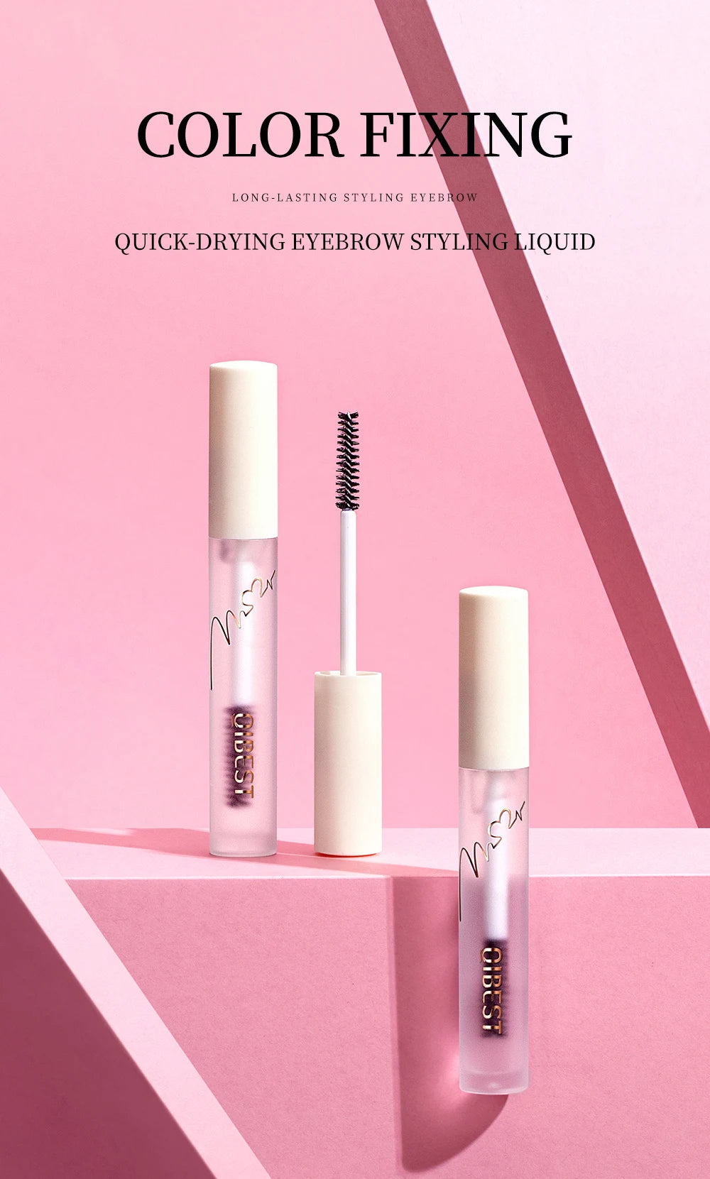 Eyebrow Styling Gel Liquid Colorless Transparent Fixed Gel Waterproof Sweat-proof Eyebrow Repair Lasting Makeup Gel For Eyebrows