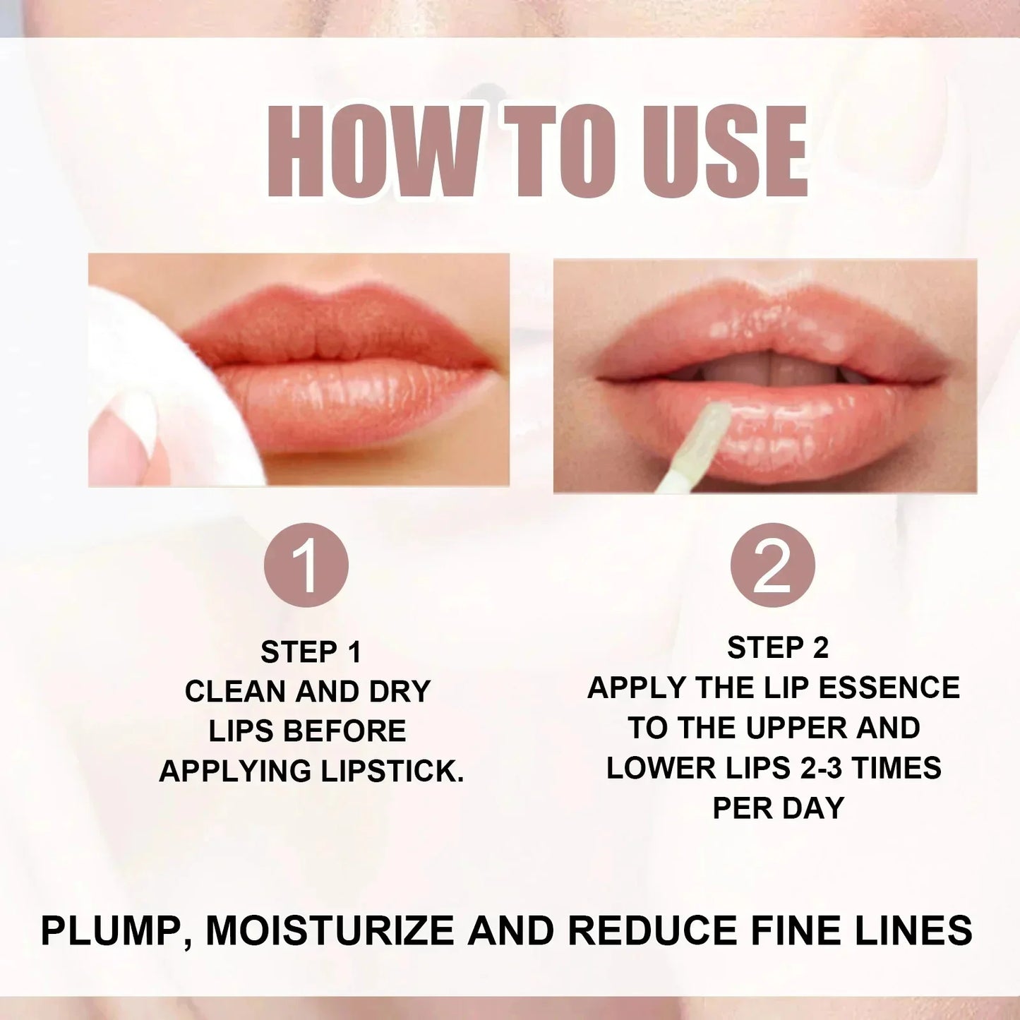 Instant Lip Plumping Essential Oil Nourishing Antiwrinkle Moisturising Sexy Lip Care Ultimate Plumping Lip Gloss Serum Cosmetics