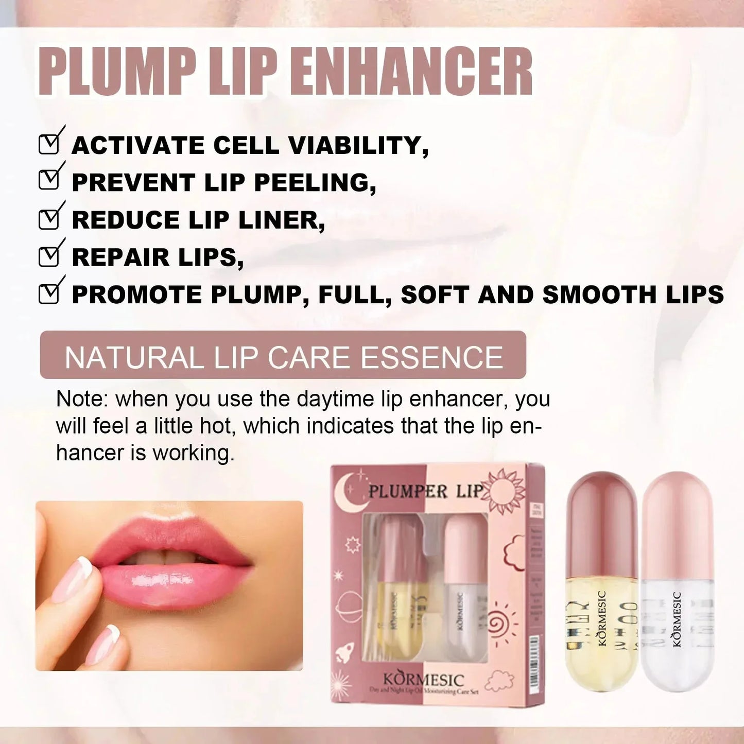 Instant Lip Plumping Essential Oil Nourishing Antiwrinkle Moisturising Sexy Lip Care Ultimate Plumping Lip Gloss Serum Cosmetics