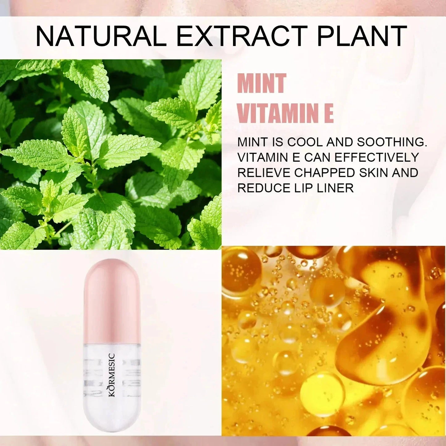 Instant Lip Plumping Essential Oil Nourishing Antiwrinkle Moisturising Sexy Lip Care Ultimate Plumping Lip Gloss Serum Cosmetics