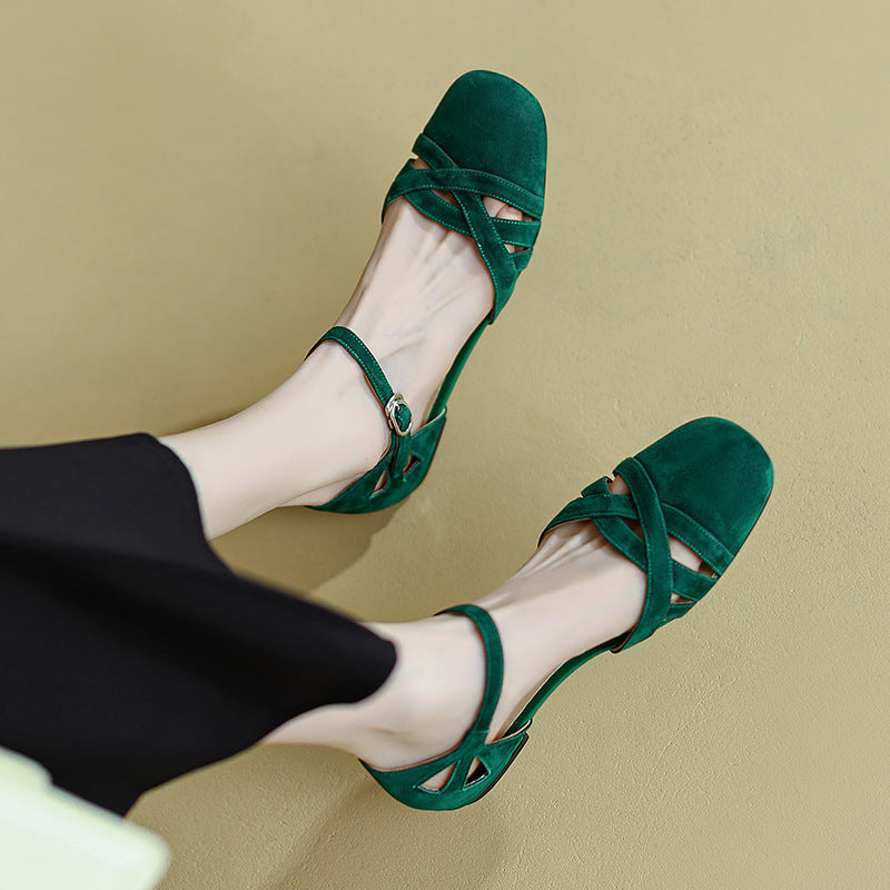 French Style Classic Retro Roman Sandals | Premium Quality & Trendy Design