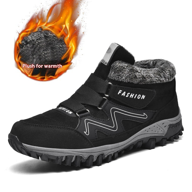 Outdoor Snow Plus Velvet Warm Women's Cotton Shoes