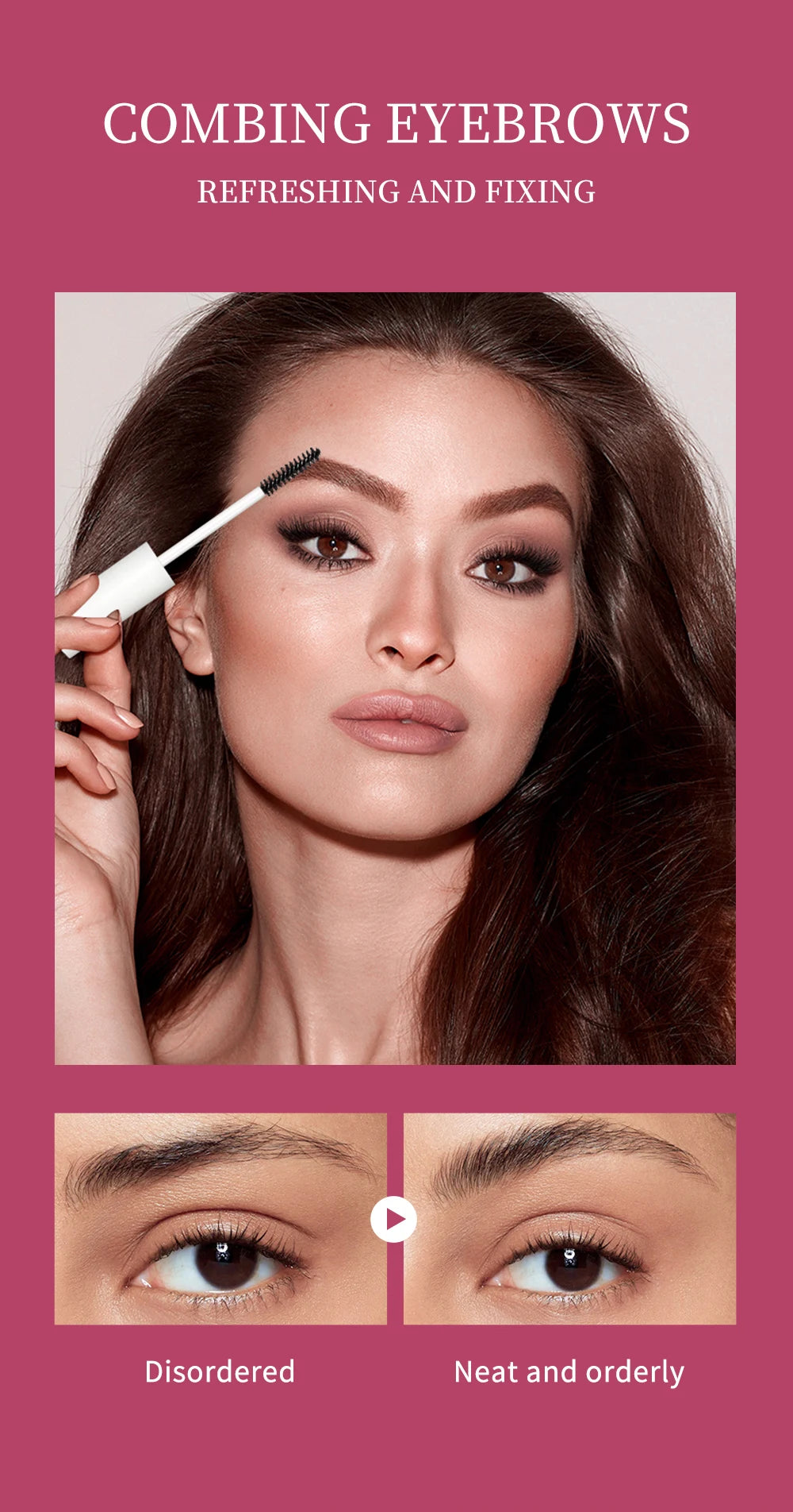 Eyebrow Styling Gel Liquid Colorless Transparent Fixed Gel Waterproof Sweat-proof Eyebrow Repair Lasting Makeup Gel For Eyebrows