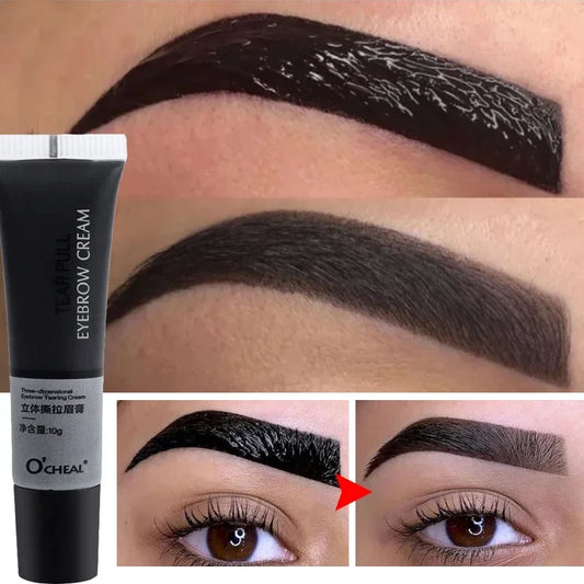 Lasting Tearing Eyebrow Gel Natural Tinting Tattoo Cream Colouring Waterproof Peel Off Eyebrow Enhancer Quick Drying Brow Makeup