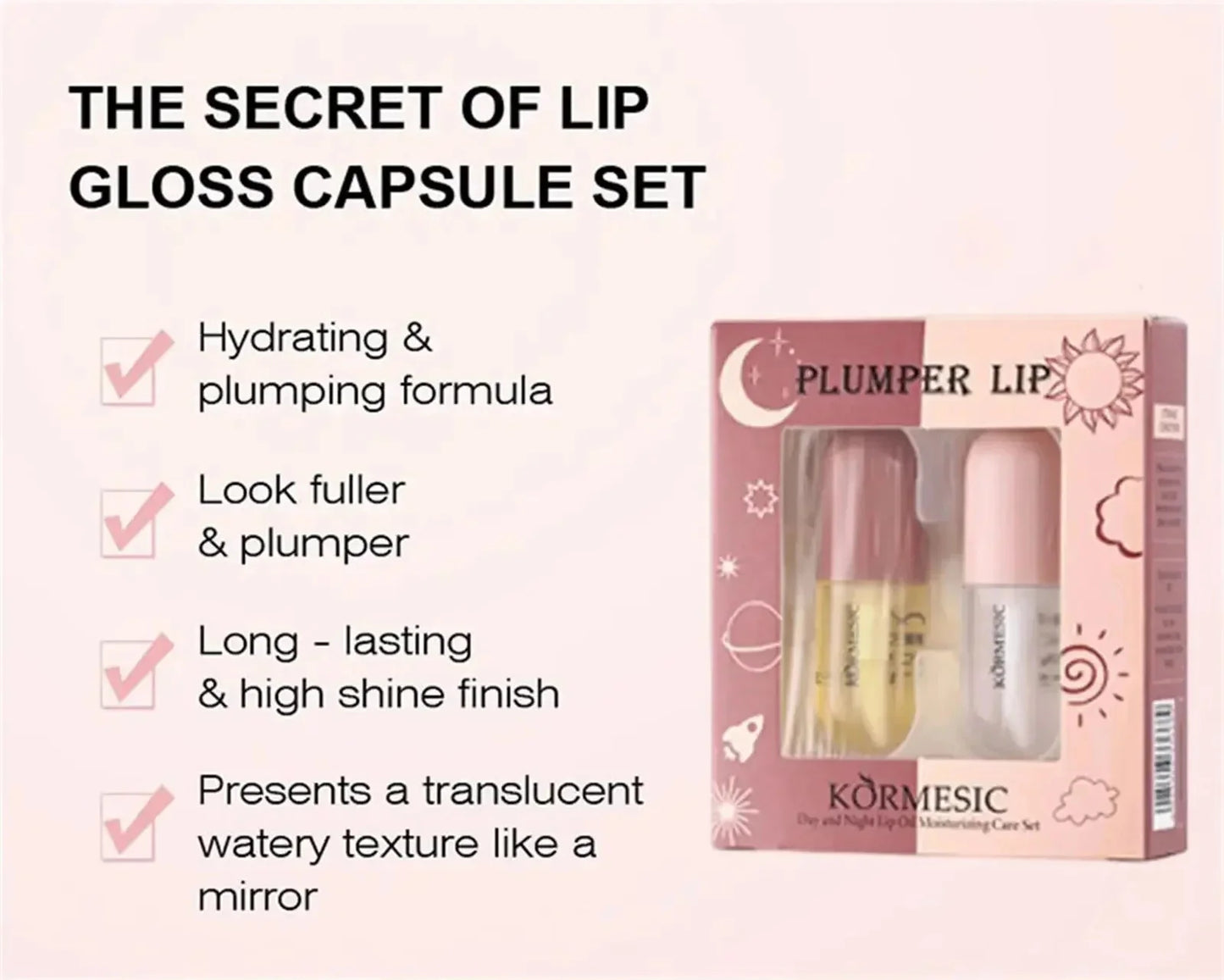 Instant Lip Plumping Essential Oil Nourishing Antiwrinkle Moisturising Sexy Lip Care Ultimate Plumping Lip Gloss Serum Cosmetics