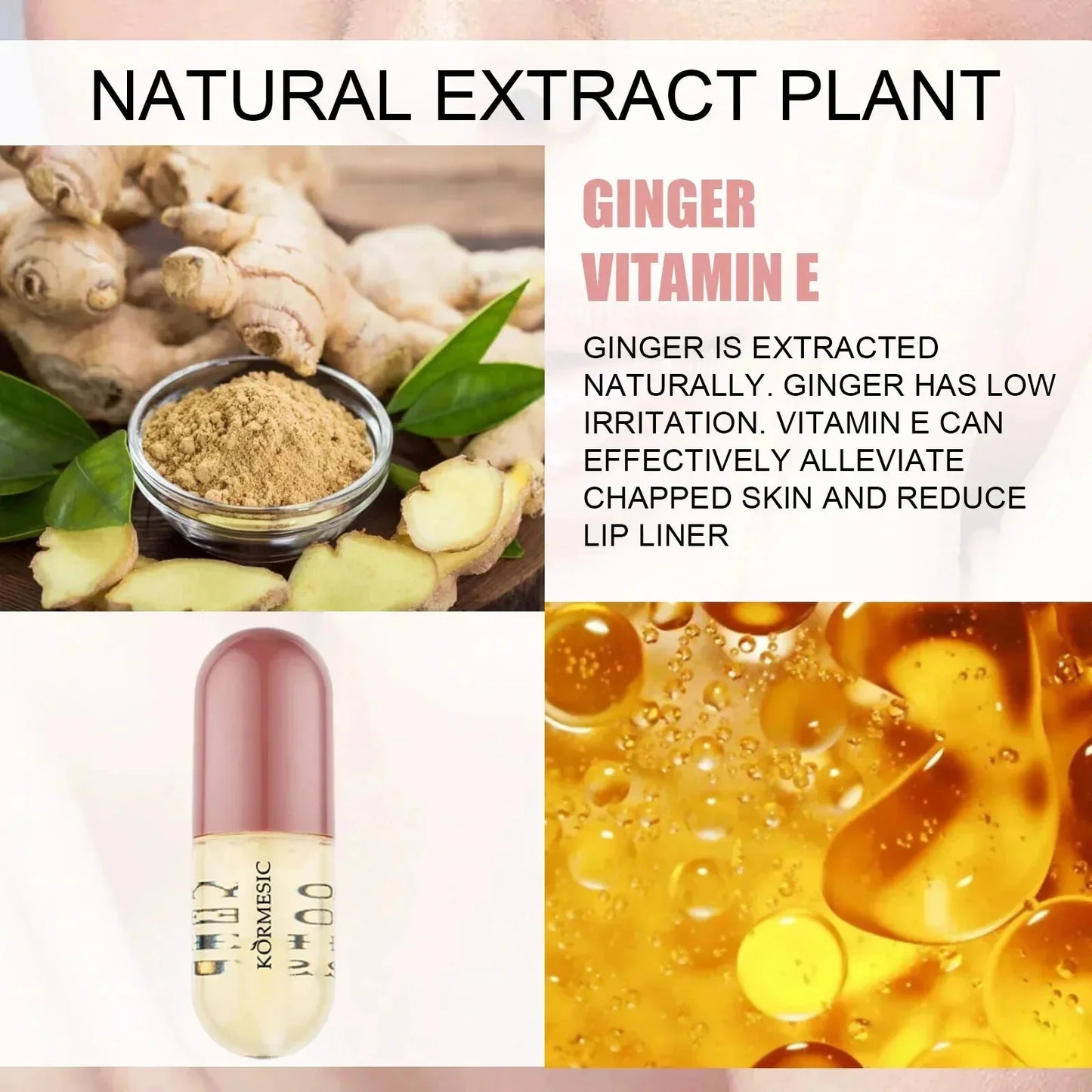 Instant Lip Plumping Essential Oil Nourishing Antiwrinkle Moisturising Sexy Lip Care Ultimate Plumping Lip Gloss Serum Cosmetics